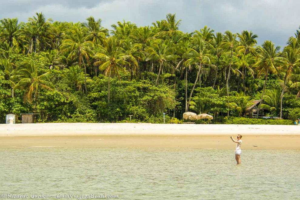 Imagem da charmosa e bela Praia de Moreré.